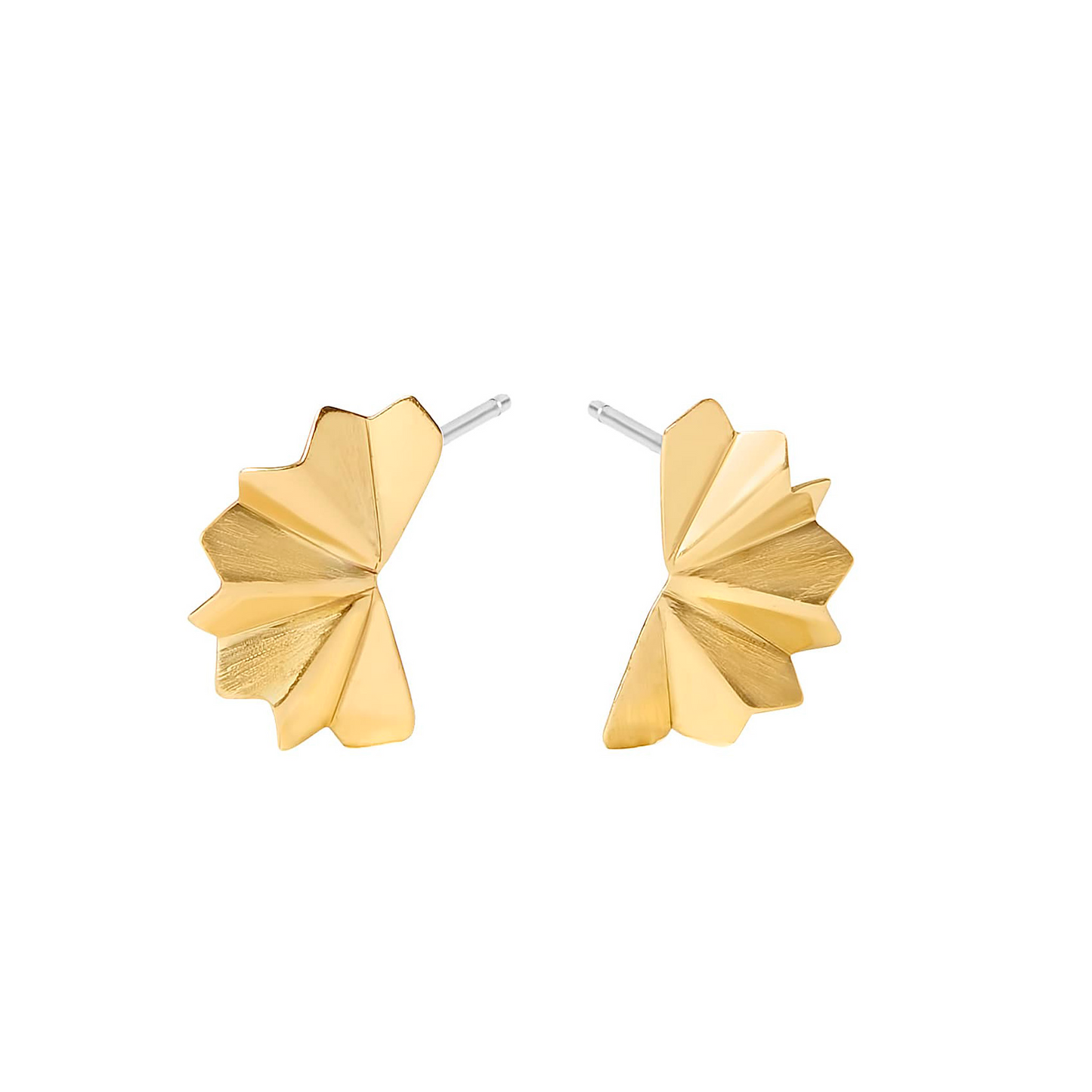 Ruffle Stud Earrings