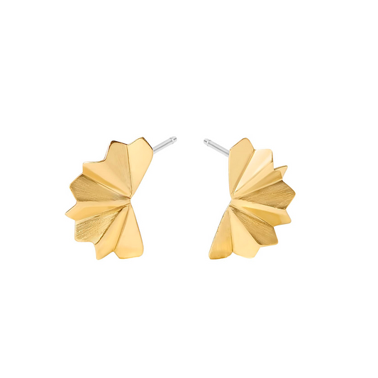 Ruffle Stud Earrings
