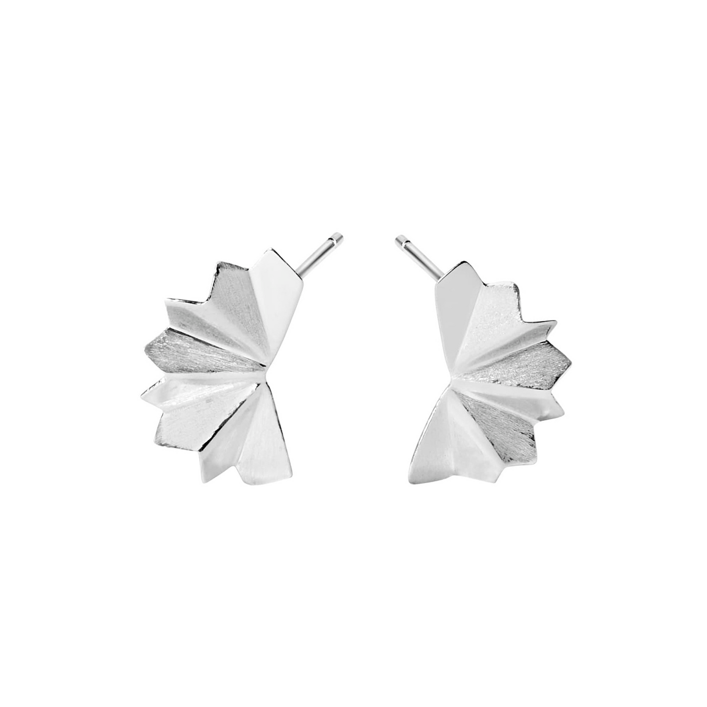 Ruffle Stud Earrings