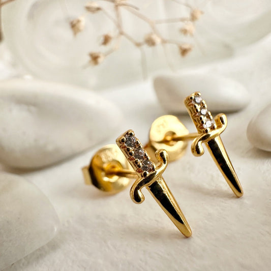 Dagger Stud Earrings