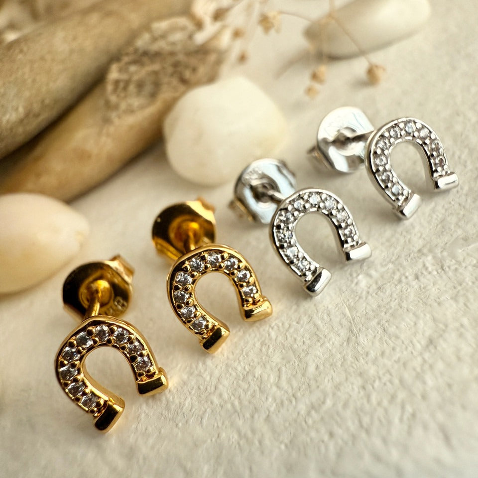 Horseshoe Stud Earrings