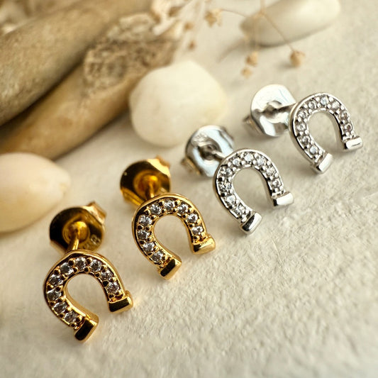 Horseshoe Stud Earrings