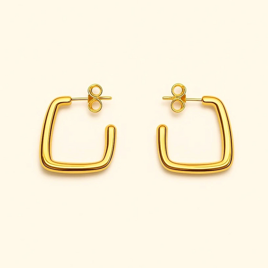 Miro Oblique Hoop Earrings