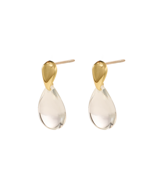 Elodie Resin Teardrop Earrings