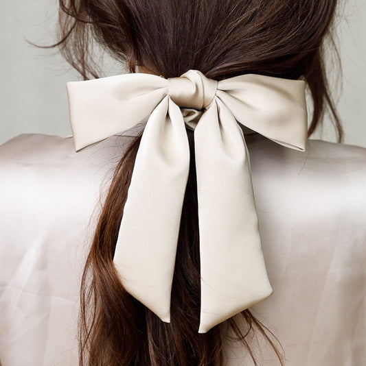 Satin Bow Scrunchie