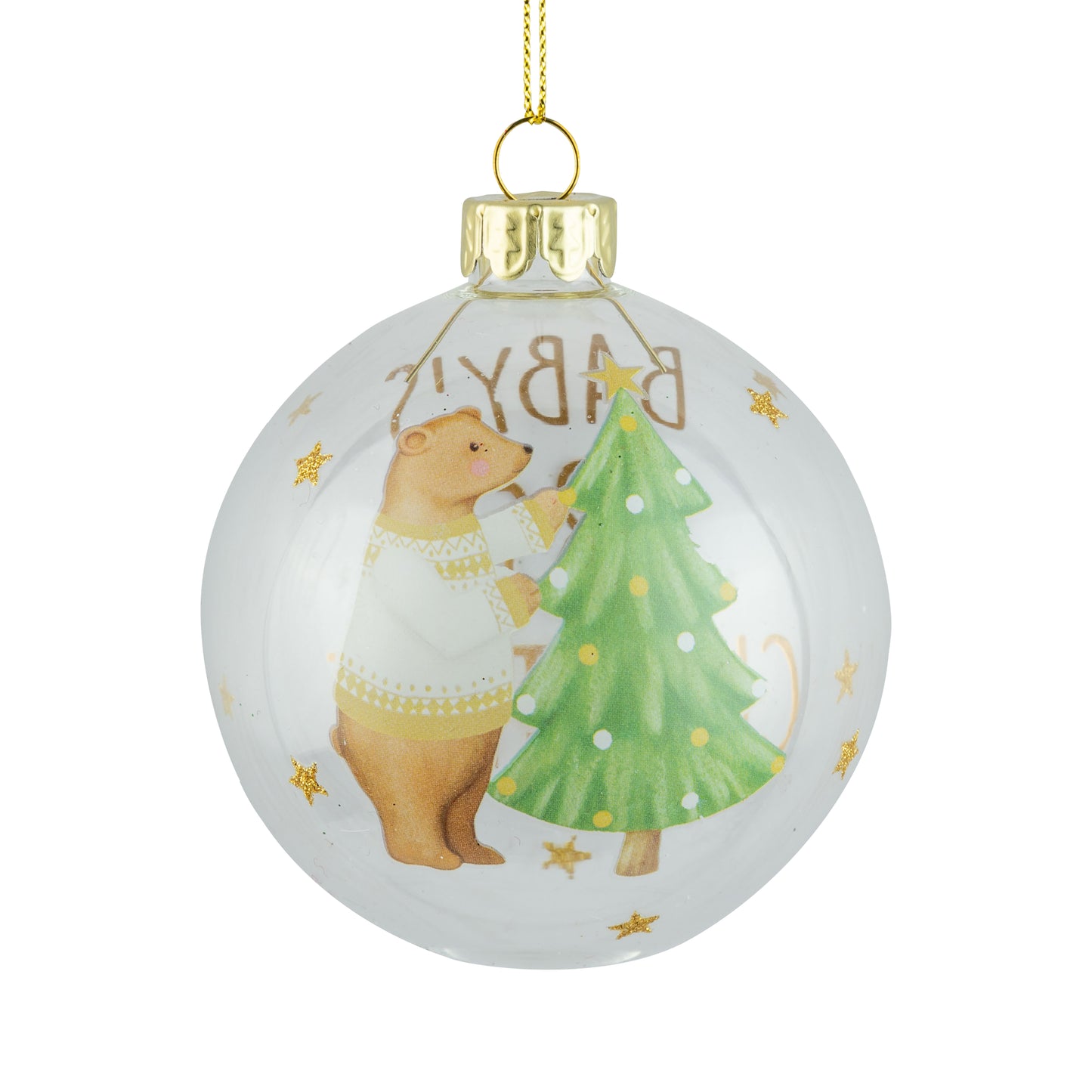 Baby's First Christmas Glass Ball Ornament