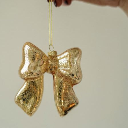Gold Bow Ornament