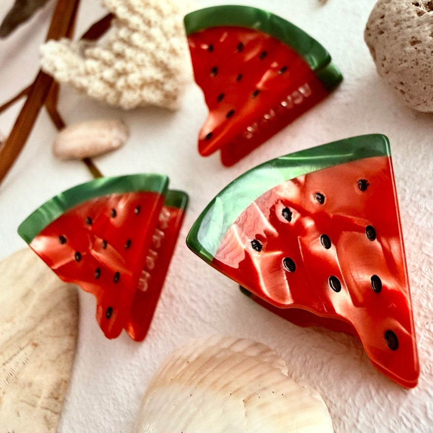 Watermelon Mini Claw Clips
