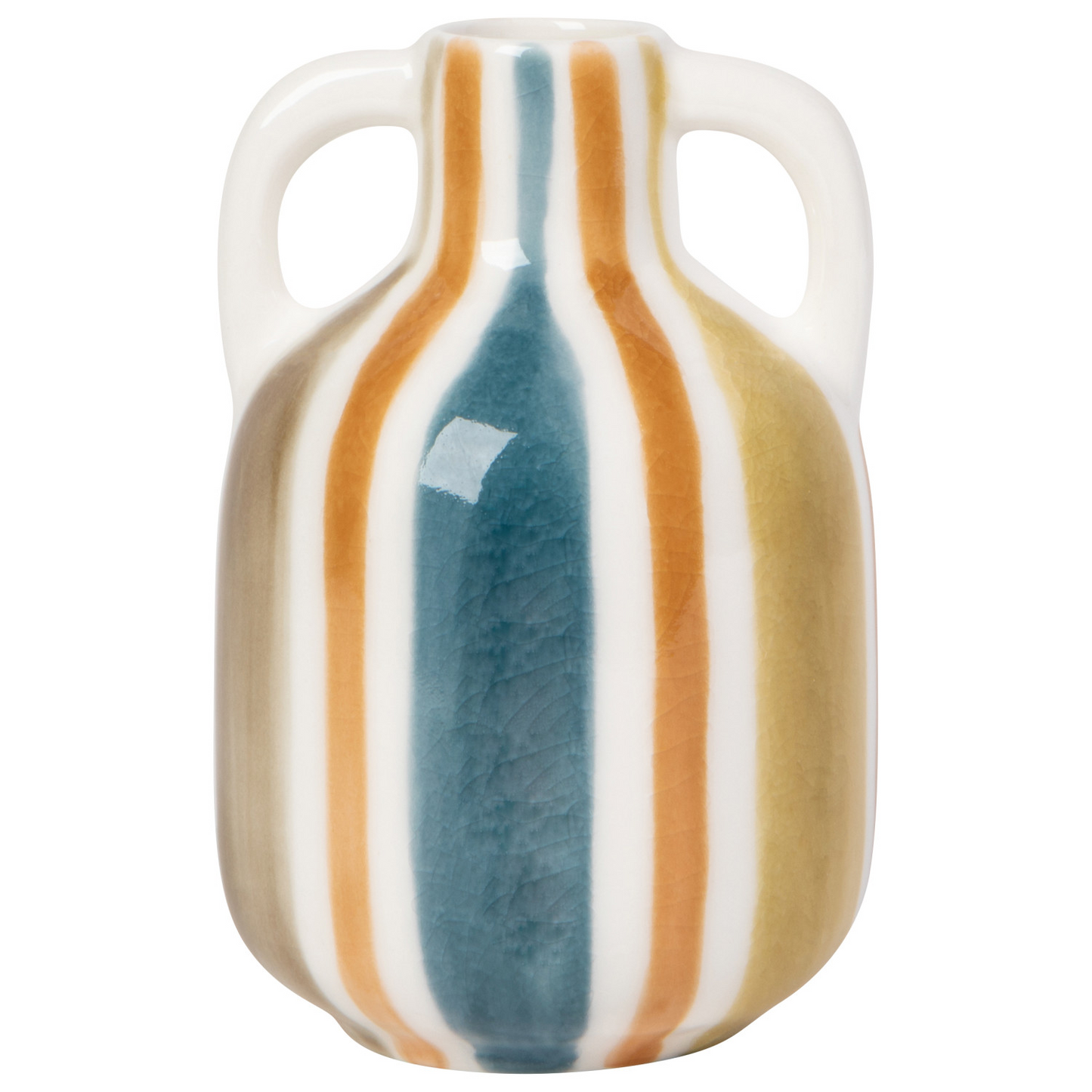 Rustic Stripe Bud Vase