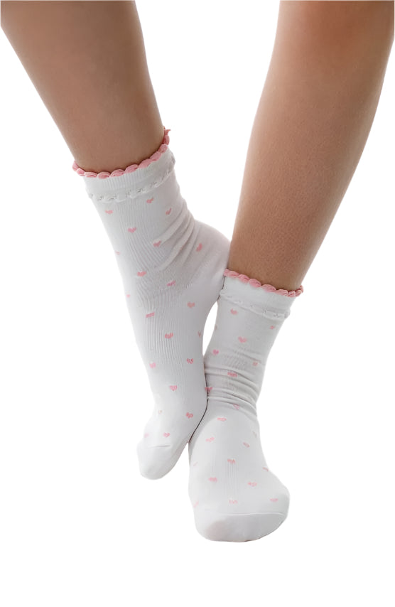 Heart Frill Socks