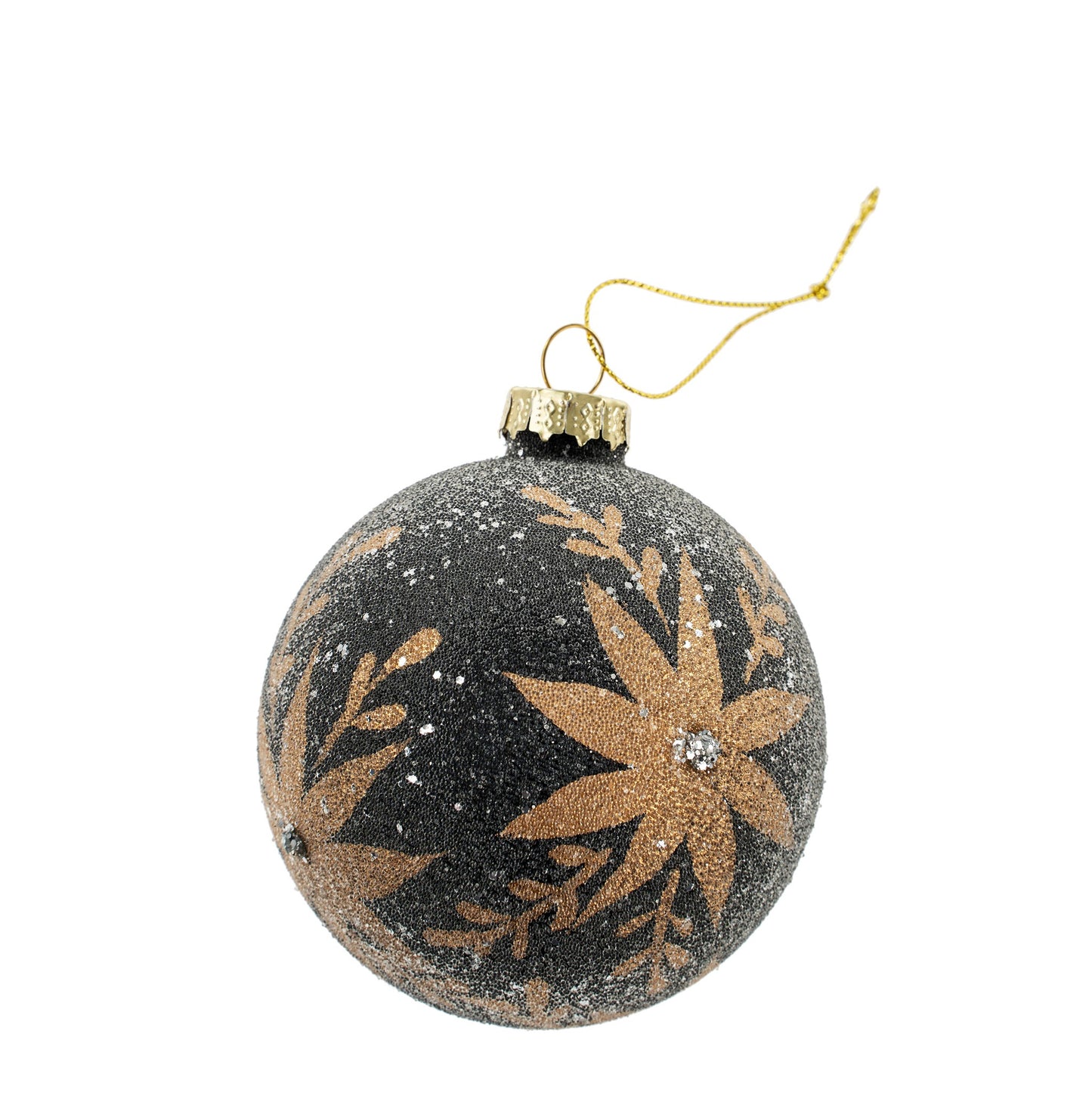 Holiday Bloom Glass Ornaments