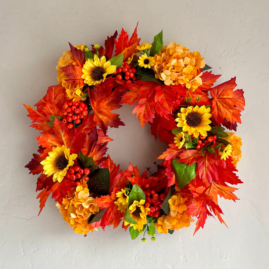 Autumn Harvest Wreath 20"