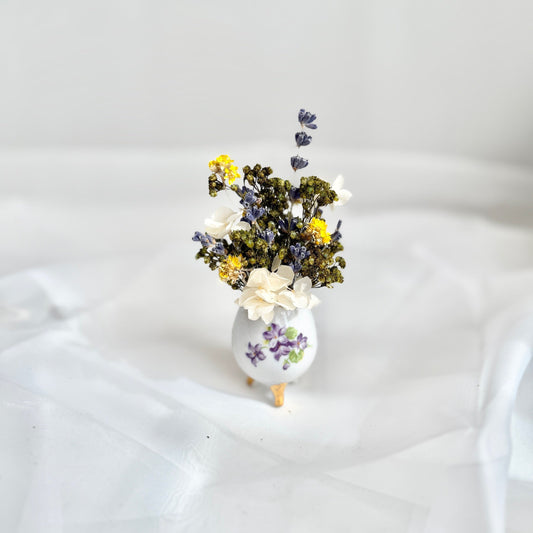 Mini Dried Antique - Sweet Petite Violet