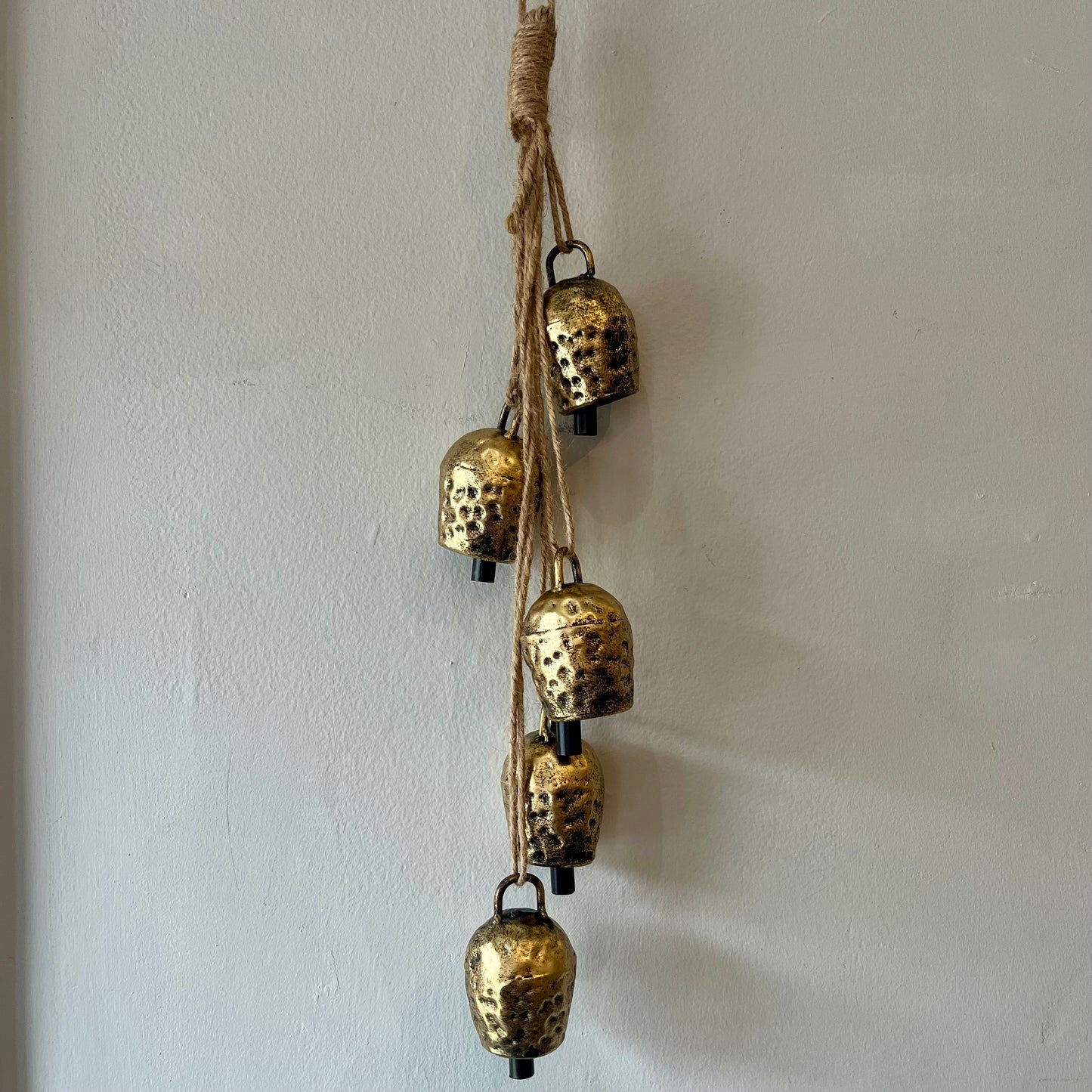 Hammered Metal Bell Cluster