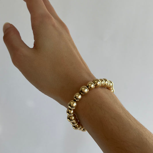 Gold Mixed Ball Bracelet