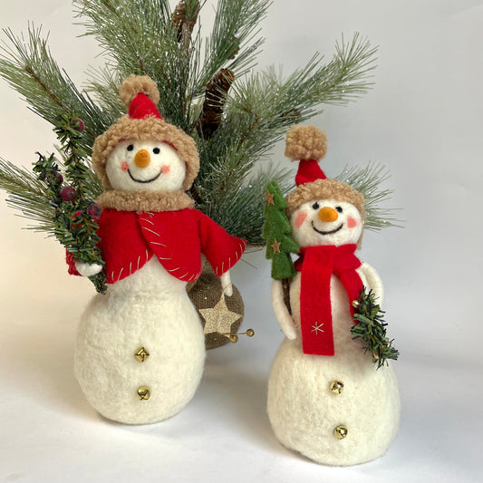 Felt Tabletop Snowmen