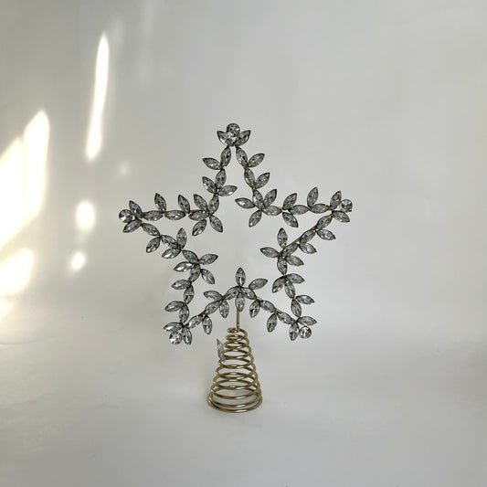 Gold Jewel Star Tree Topper