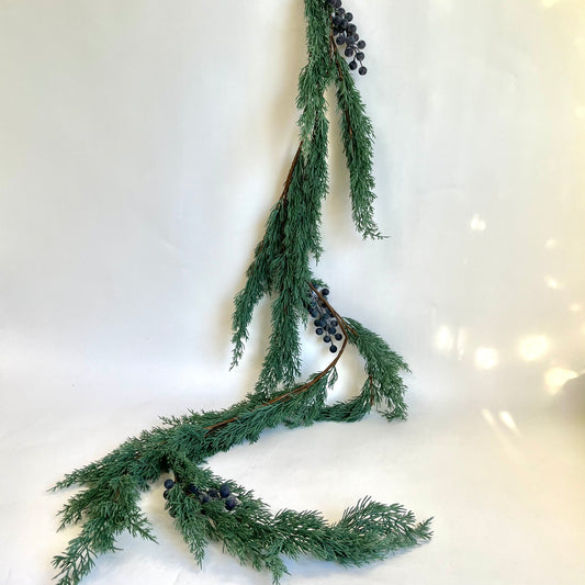 Juniper Garland with Berries