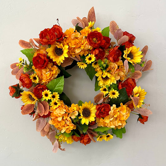 Autumn Harvest Wreath 20"