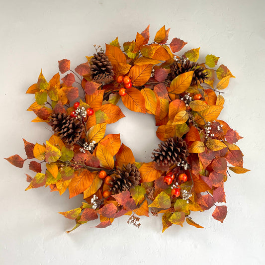 26" Fall Foliage Wreath