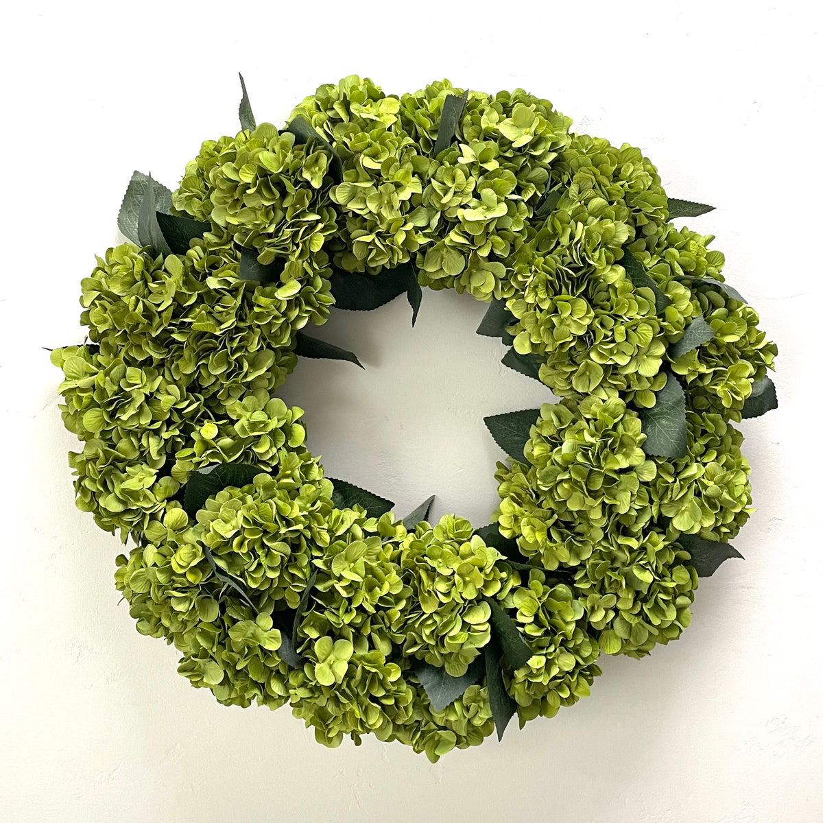 Moss Green Hydrangea Wreath 26"