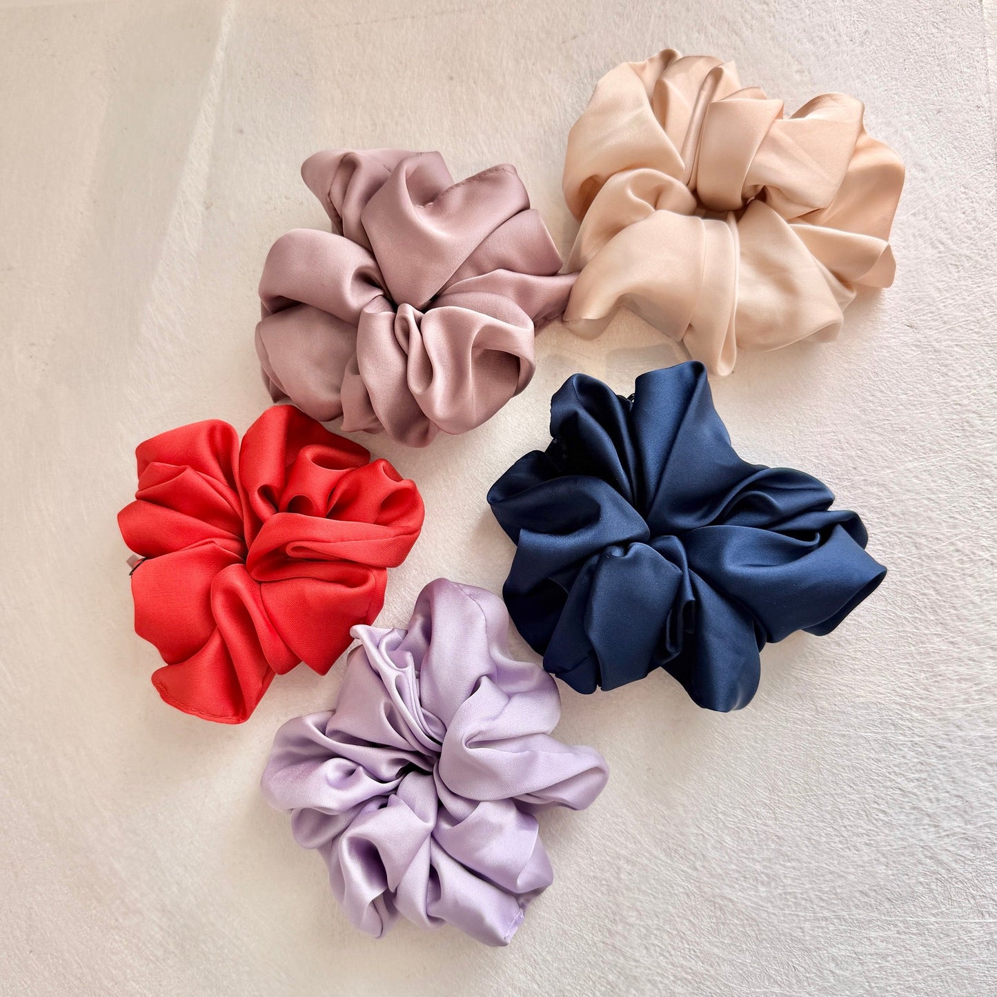 Silky Satin Scrunchies