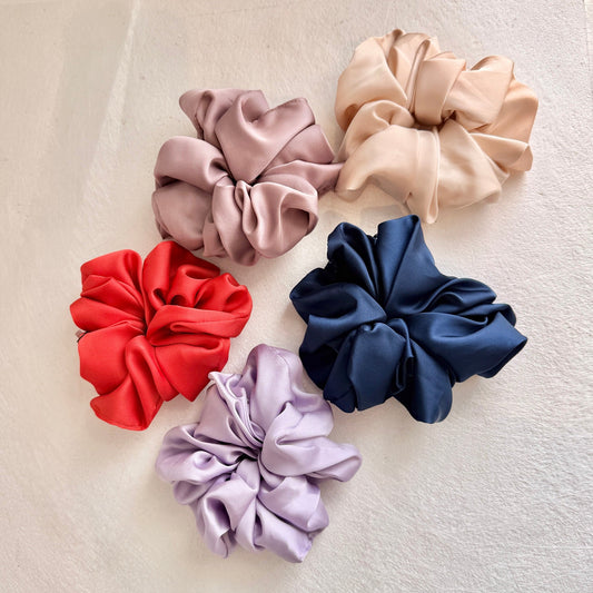 Silky Satin Scrunchies