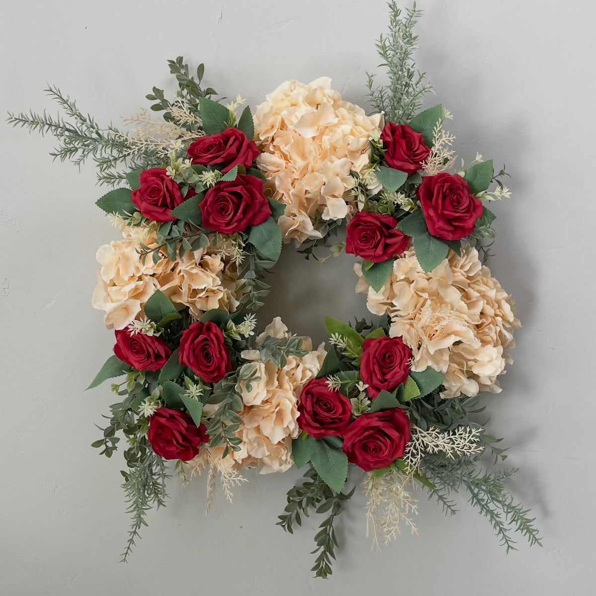 20" Festive Floral Wreath