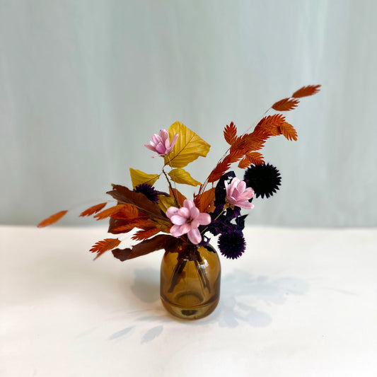 Mini Bud Vase Dried - Festive Foliage