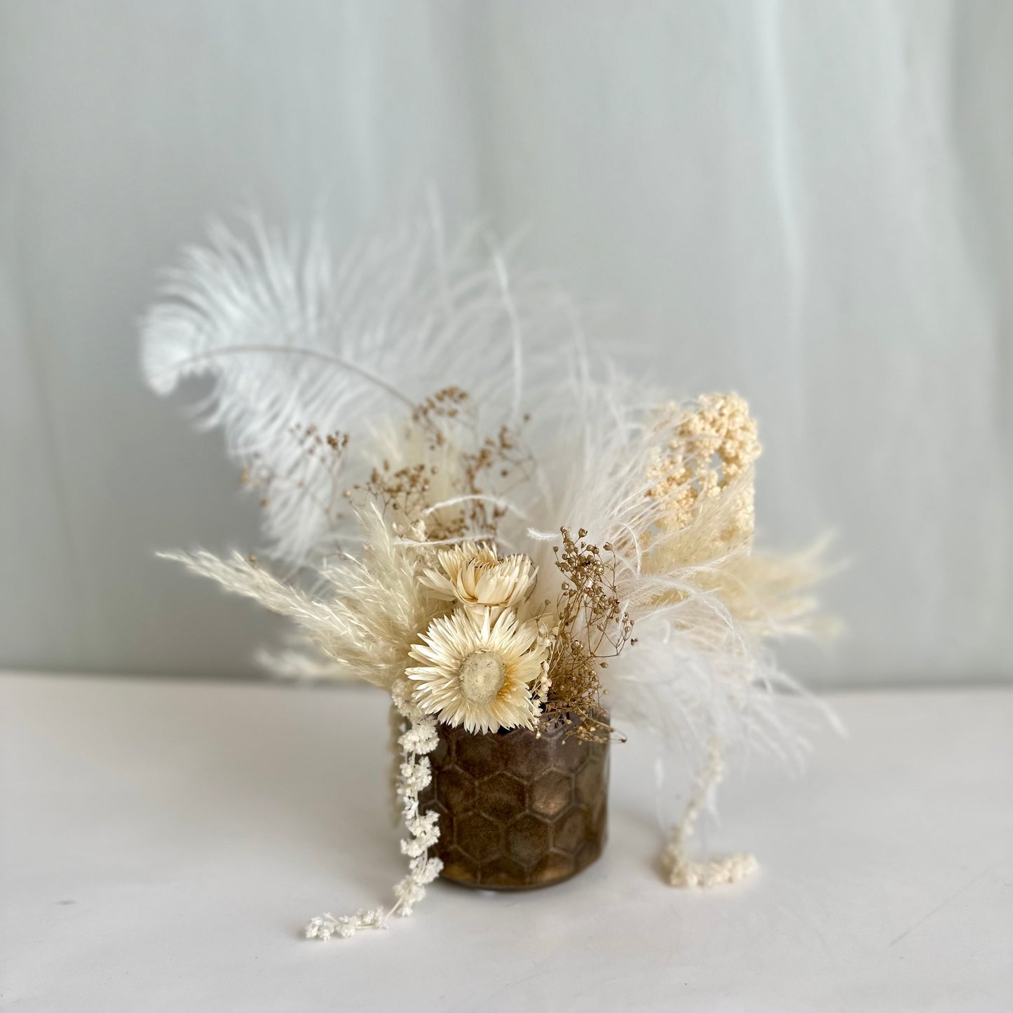 Festive Dried Arrangement - Gleeful and Golden