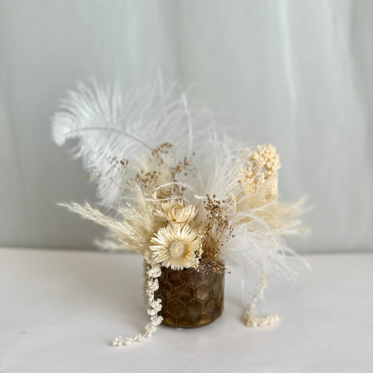 Festive Dried Arrangement - Gleeful and Golden