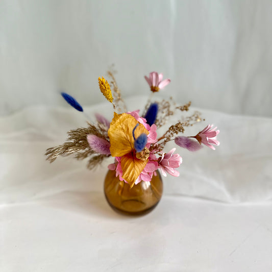 Festive Mini Bud Vase Dried - Candlelight
