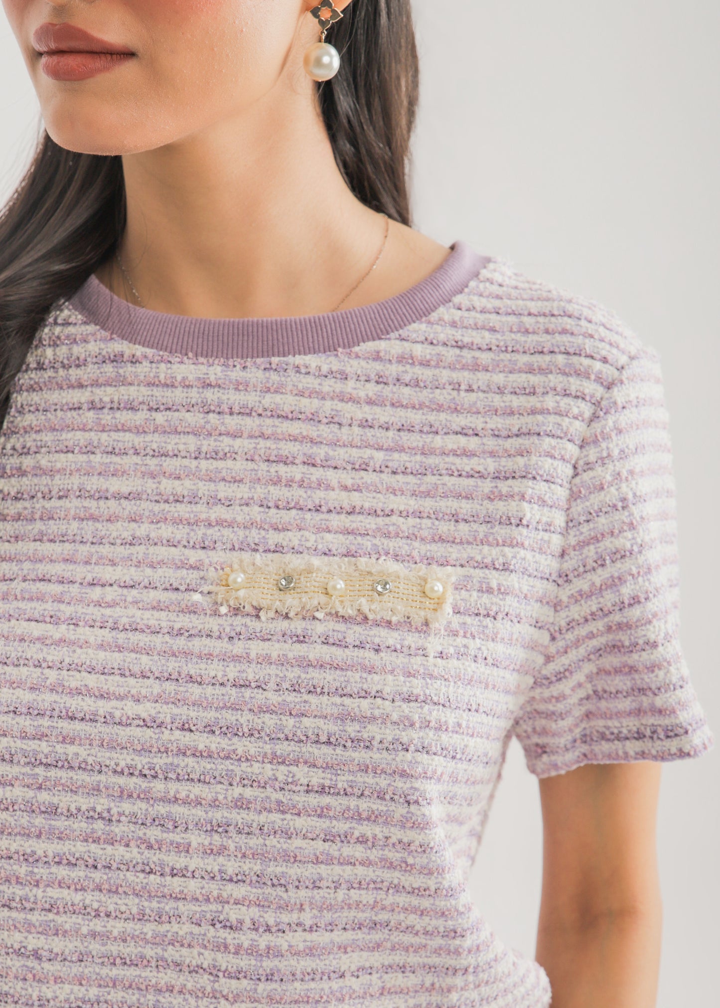 Assorted Pilea in Glazed Neutral Pot