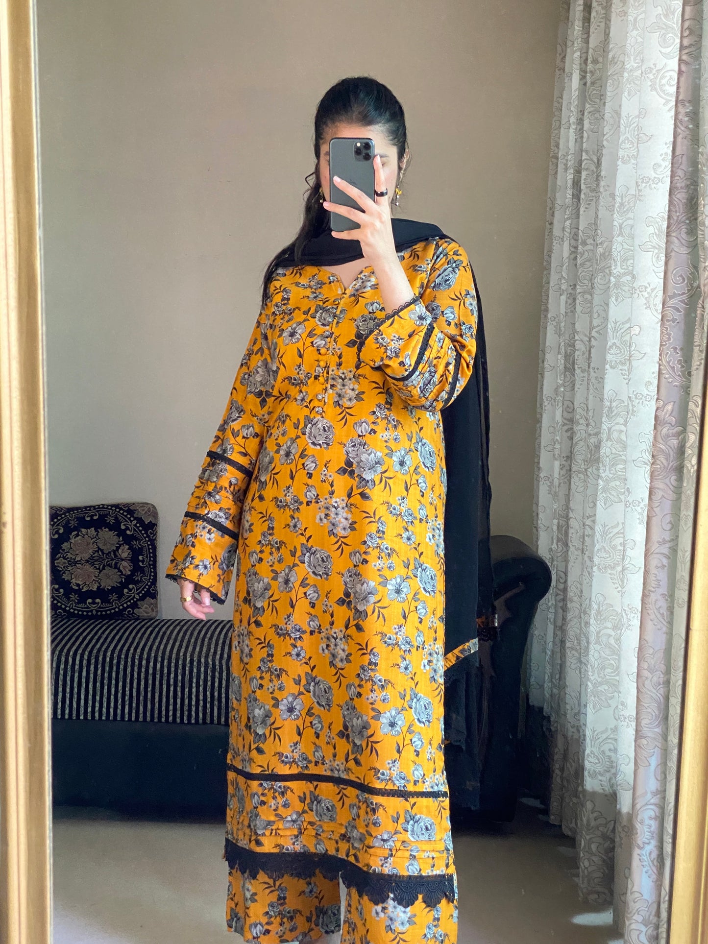 Assorted Pilea in Glazed Neutral Pot