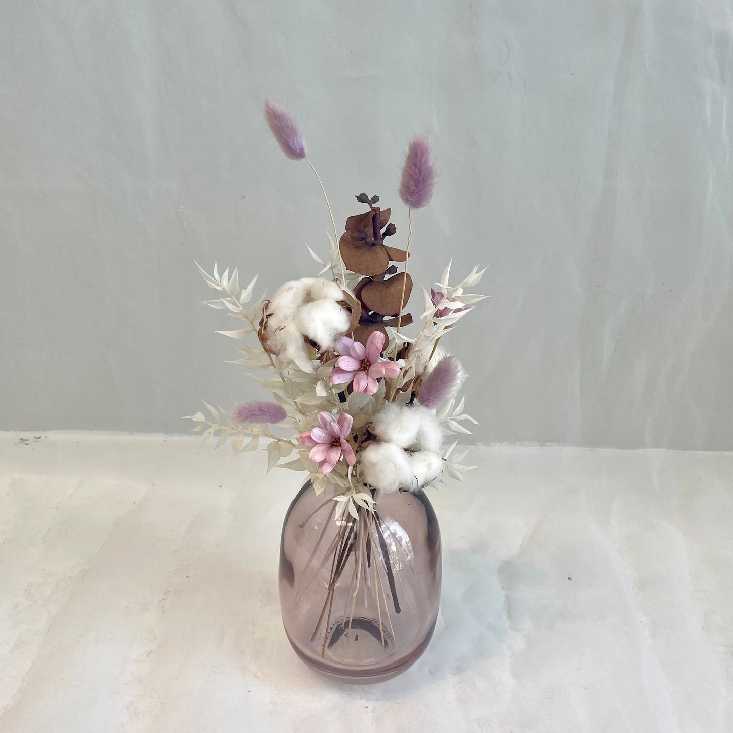 Mini Bud Vase Dried - Prairie Mauve