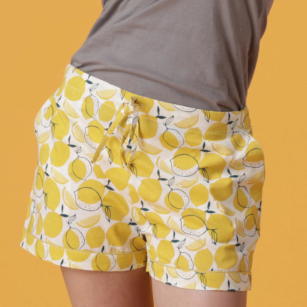 Cotton Pajama Shorts - Medium