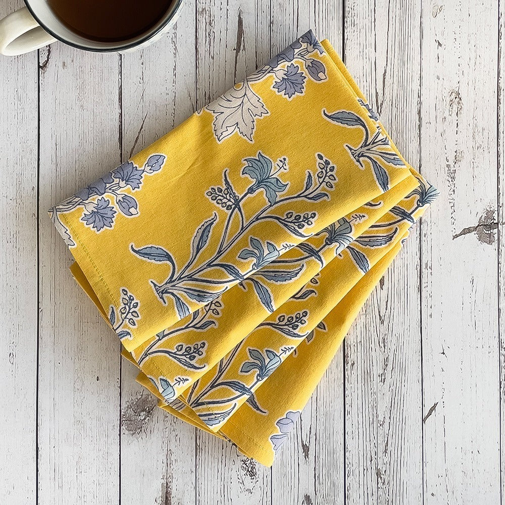 Printed Cotton Woven Napkins Set/4