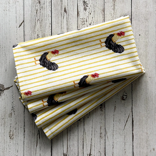 Printed Cotton Woven Napkins Set/4