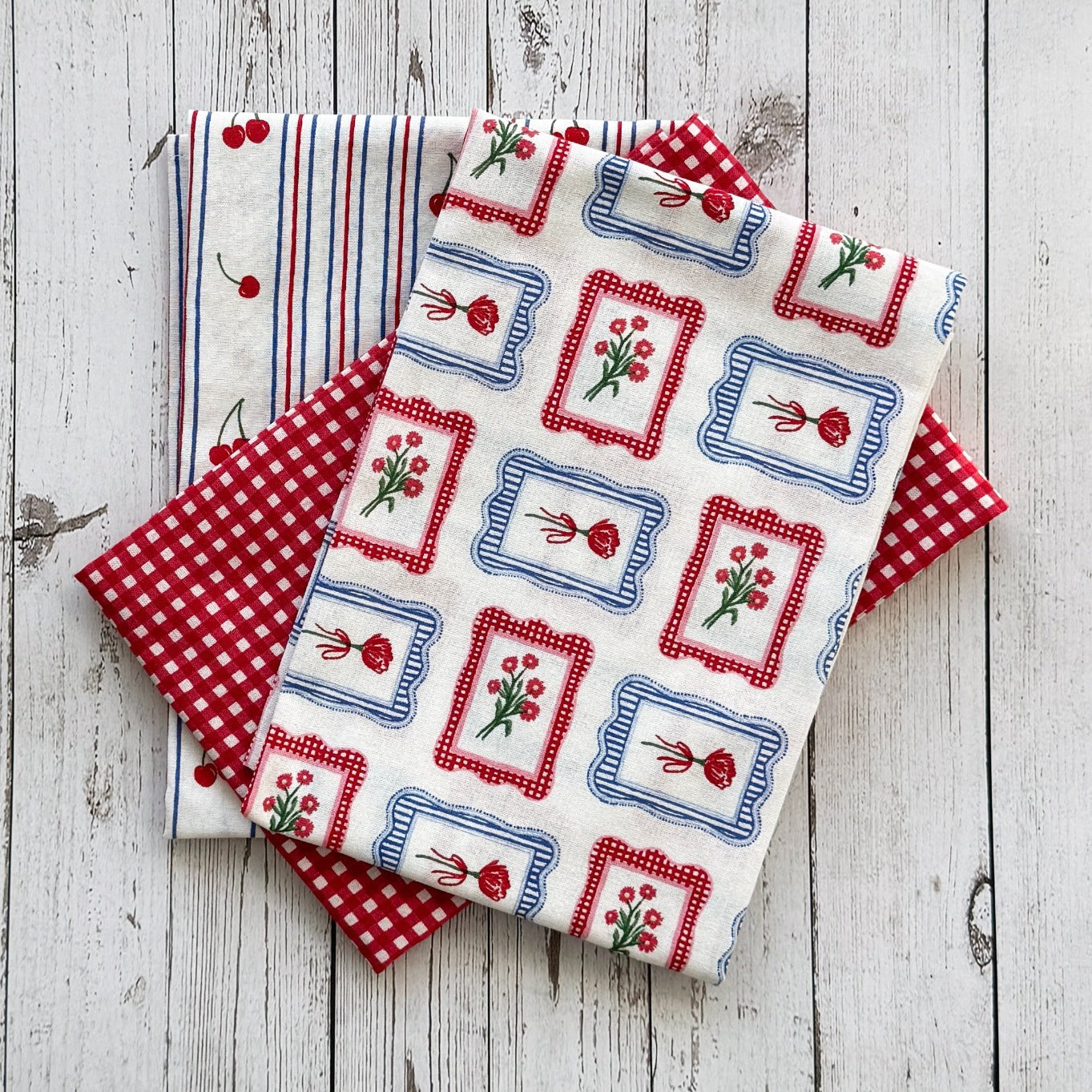 Printed Floursack Kitchen Towels - Set of 3
