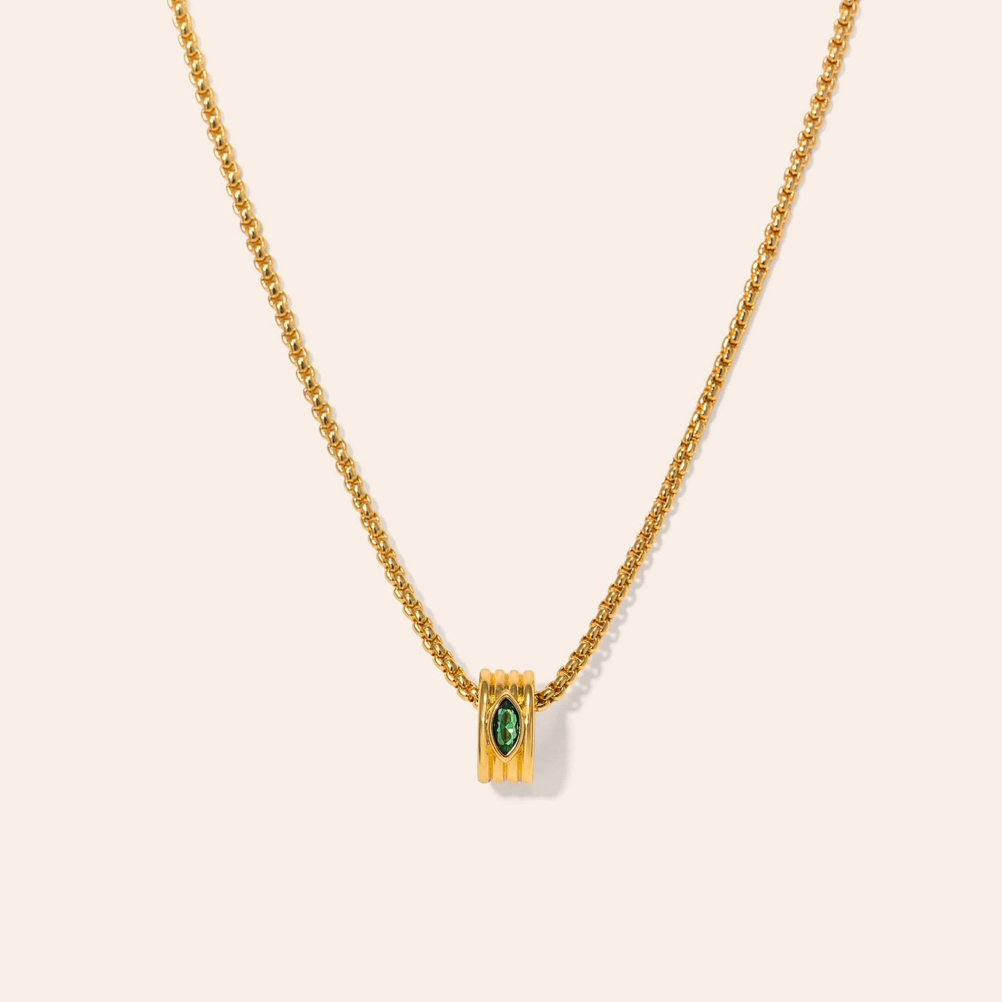 Marquise Groove Necklace