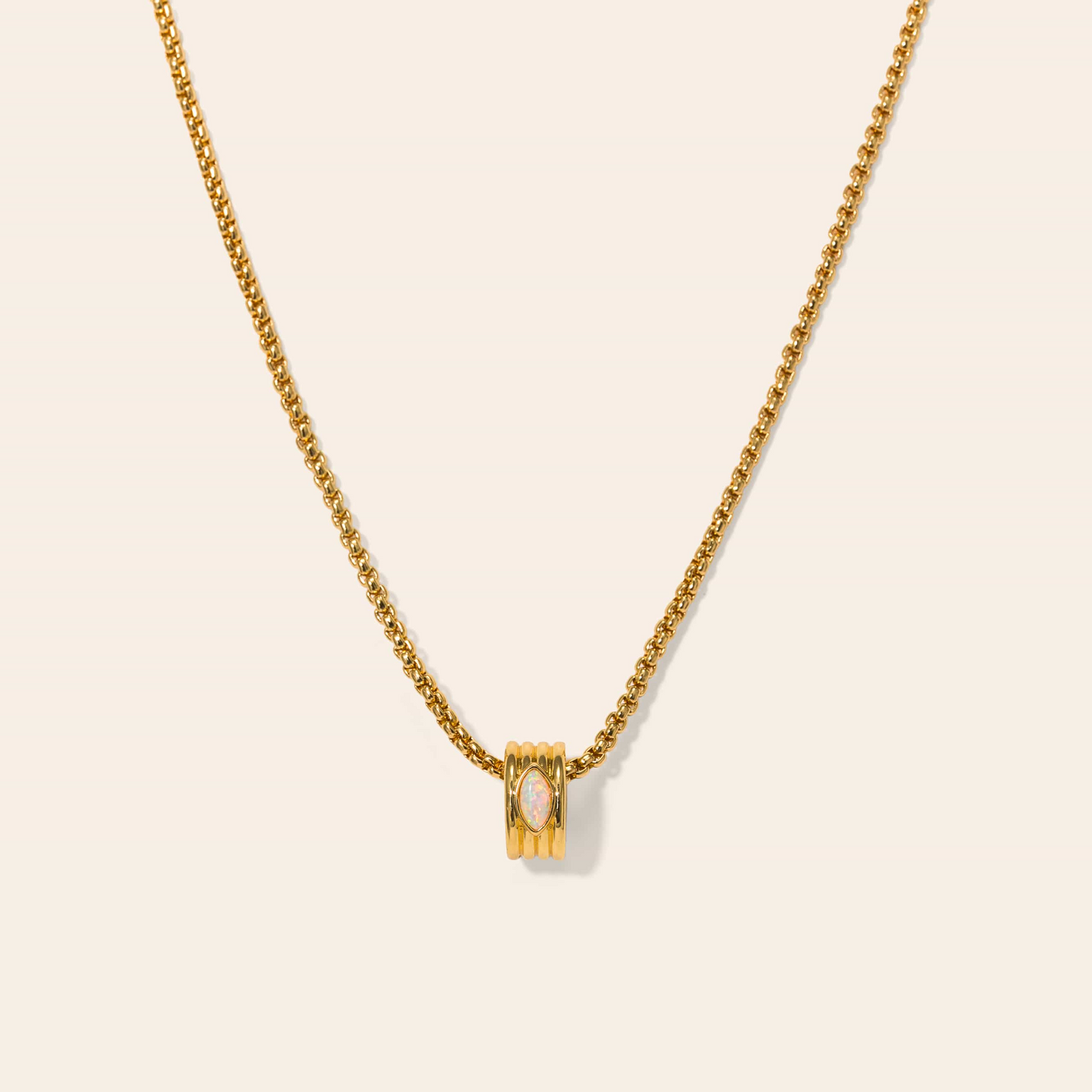 Marquise Groove Necklace