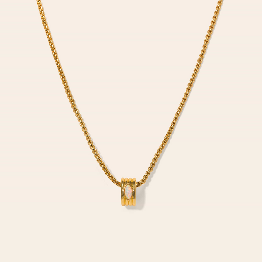 Marquise Groove Necklace