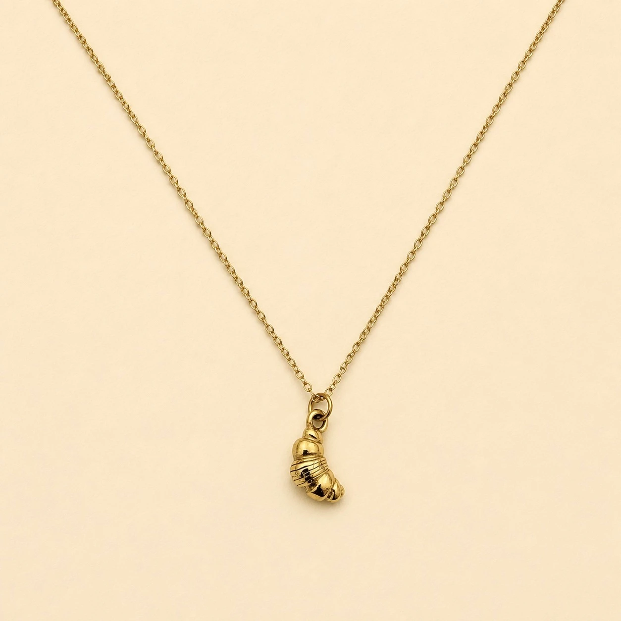 Croissant Charm Necklace
