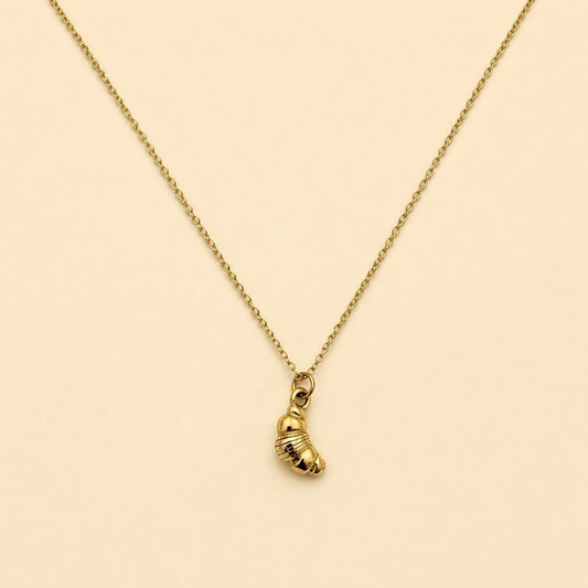 Croissant Charm Necklace