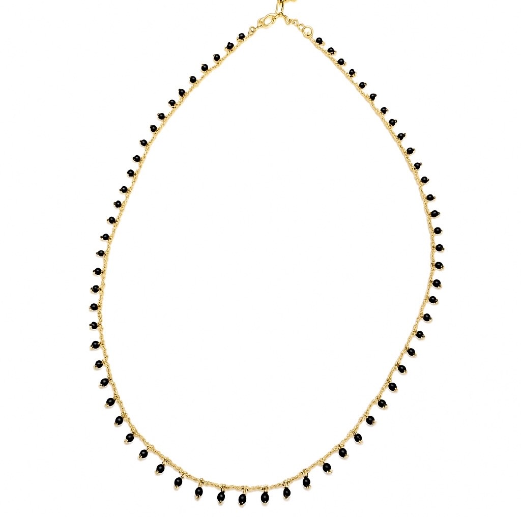 Ebony Bead Necklace