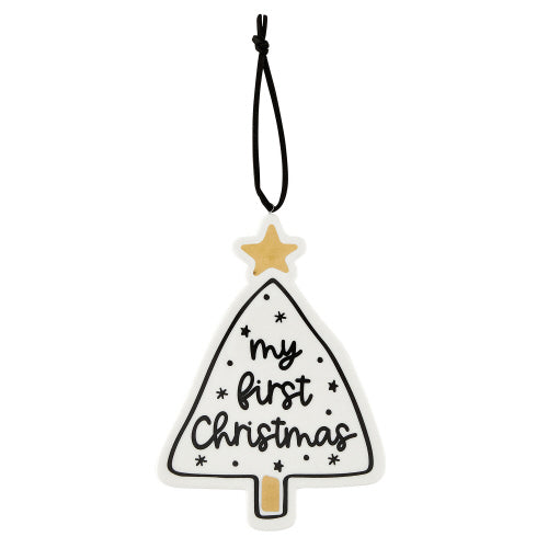 My First Christmas Keepsake Ceramic Ornament