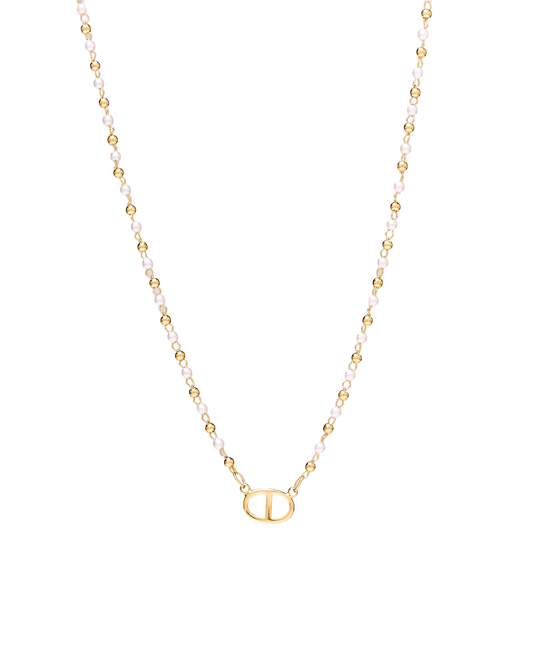Mira Pearl and Bead Necklace