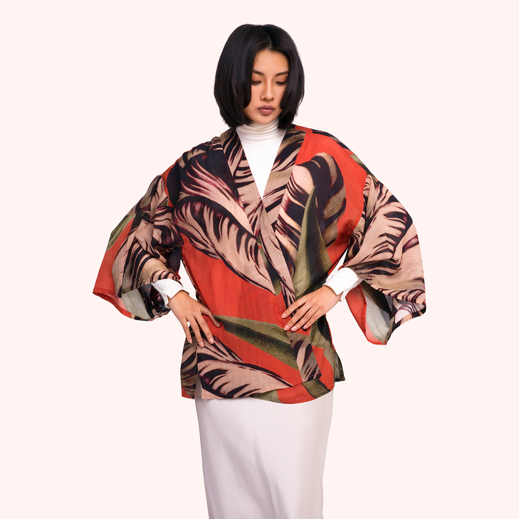 Mid-Length Kimono Jacket