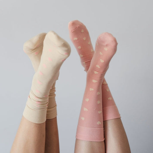 Pima Cotton Socks - Have a Heart 2 Pack