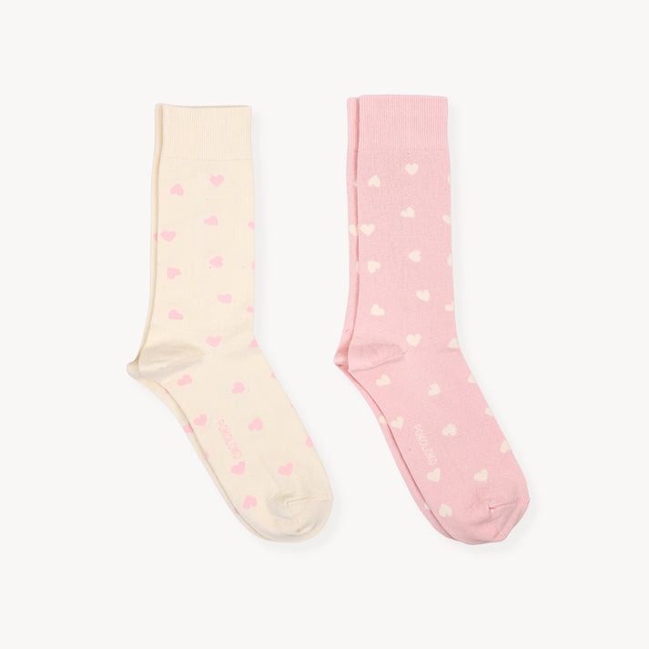 Pima Cotton Socks - Have a Heart 2 Pack